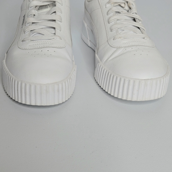 Puma Carina L Soft Foam+ Women White Sneaker Shoes Sz 11 - Picture 7 of 10